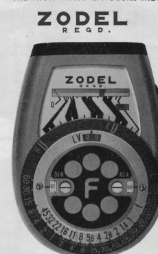 ZODEL REGD light meter