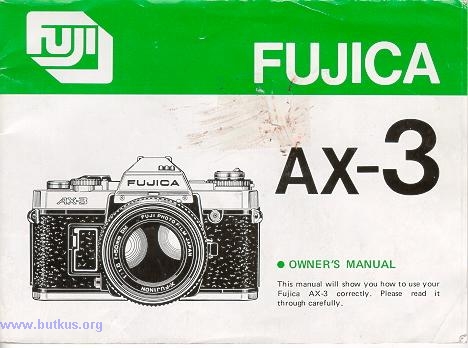 Fujica AX-3 camera