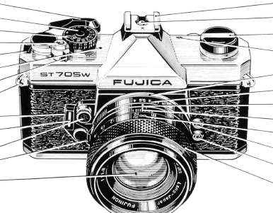 Fujica ST705w camera