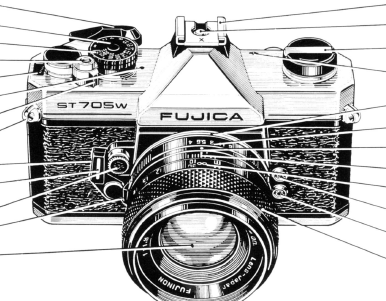 Fujica ST705w camera manual, Manual de Instrucciones