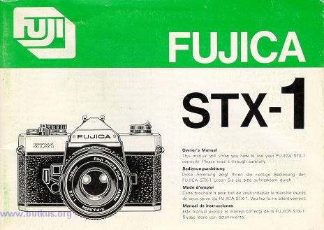 Fujica Stx 1 Instruction Manual User Manual Fujica Mpf105x
