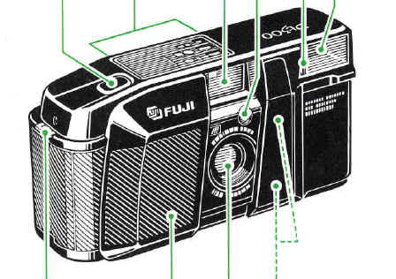 Fujica DL-300 point and shoot camera