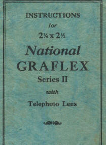 GRAFLEX NATIONAL Series II camera