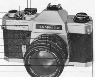 Hanimex 35SL camera manual, Mode D'Emploi