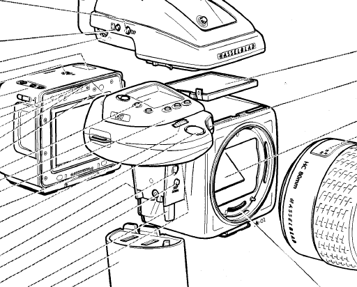 Hasselblad H1 film camera