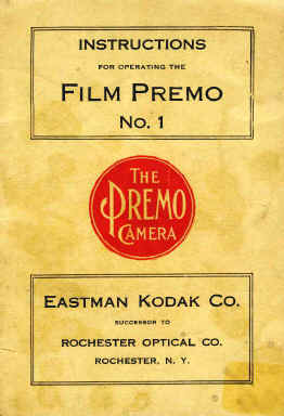 Kodak Film Premo no. 1 camera