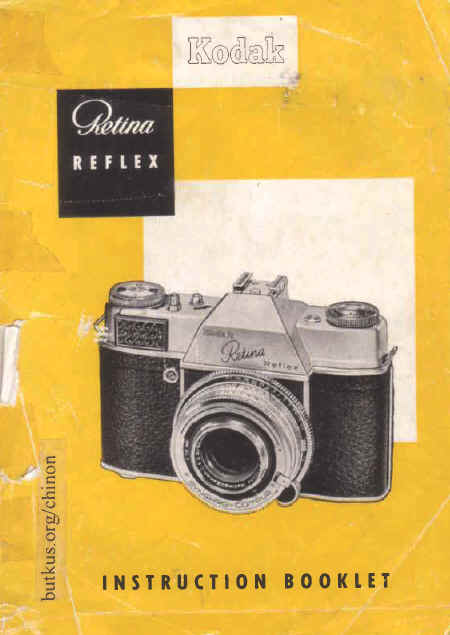 Kodak Retina Reflex camera manual, Manual Del Instrucciones