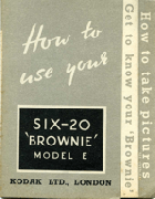 Six-20 Brownie model E instructions