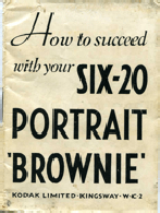 Six-20 Portrait Brownie instructions
