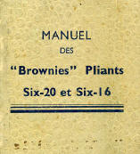 Brownie Pliants Six-20 / Six-16 instructions