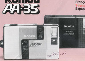 Konica AA-35 Half-frame camera