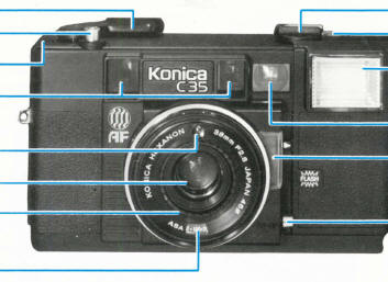 Konica C35 AF camera manual, Mode D'Emploi