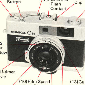 Konica C35 Automatic camera