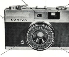 Konica EE matic camera