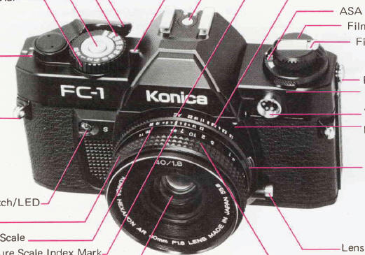 Konica FC-1 camera Mode D'emploi