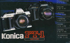 Konica FT-1 SVENSK, Manual de Instrucciones