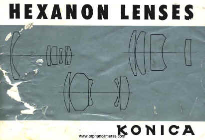 Konica HEXANON booklet