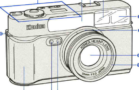 Konica HEXANON camera manual, Mode D'Emploi