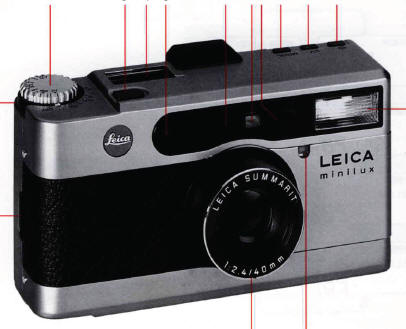 Leica minilux camera manual, Bedienungsanleitung