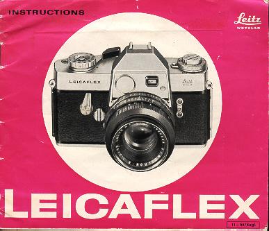 Leitz Leicaflex Sl Vente Brochure 164880 