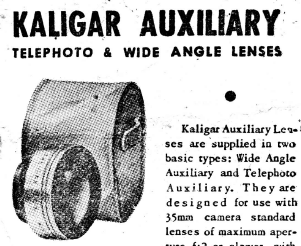 Kaligar Aux Lenses PDF MANUAL