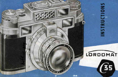 Leidolf Lordomat C35 camera manual