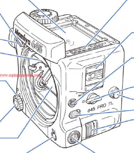 Mamiya 645 PRO TL camera