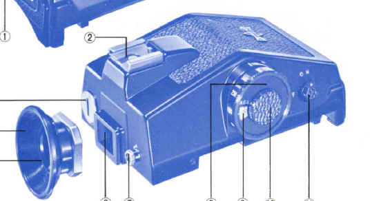 Mamiya M645 CdS Prism Finder