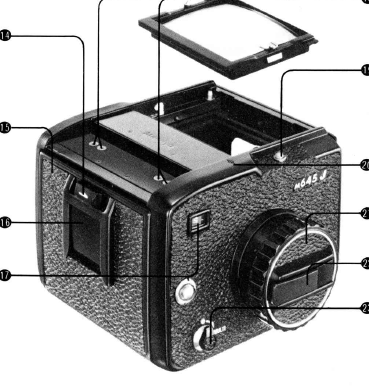 Mamiya M645J camera