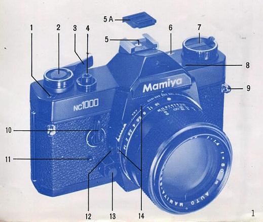 Mamiya NC1000/1000s camera