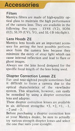 Mamiya ZE-2 Quartz camera