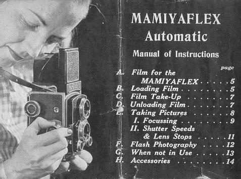 Mamiayflex camera