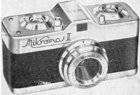 MIKROMA II camera instructions, Bedienungsanleitung