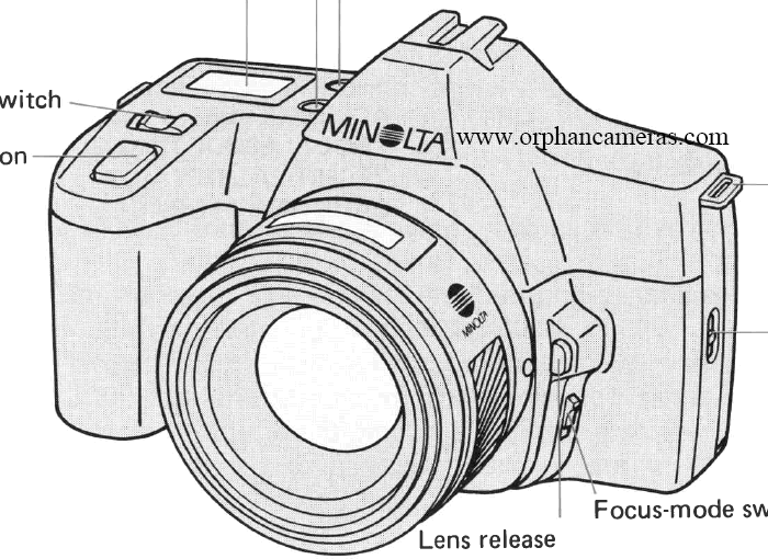 Minolta Maxxum 3000i camera