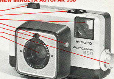 Minolta Autopak 550 camera