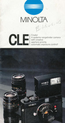 Minolta CLE camera