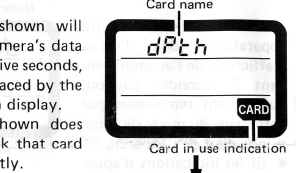 Minolta Automatic Depth Control Card Mode D'Emploi, Manual de Instrucciones