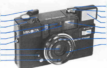 Minolta Hi-Matic AF2 camera