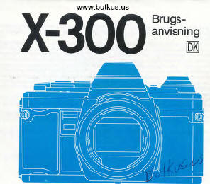 Minolta X-300 camera