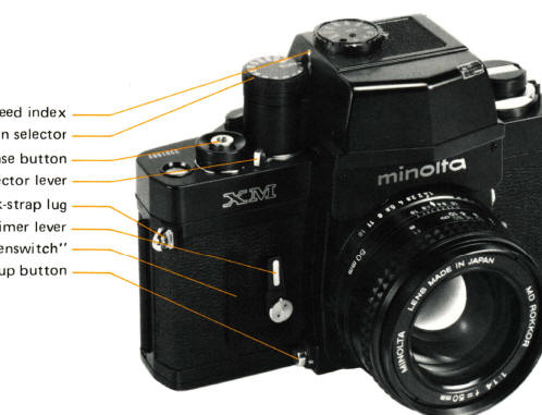 Minolta XM camera