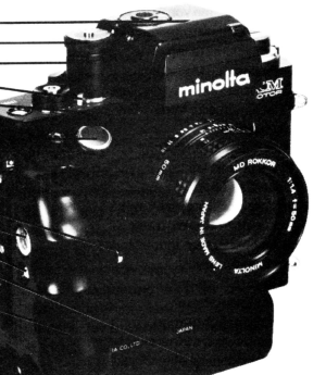 Minolta XM camera manua, Bedienungsanleitung