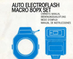 Minolta Auto Macro 80PX flash instructions