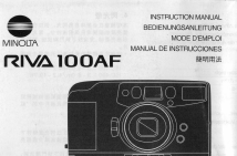 Minolta RIVA 100AF camera manual