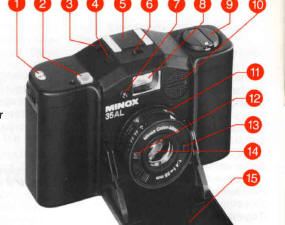 Minox 35 AL camera instructions, Bedienungsanleitung