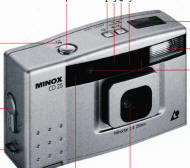MINOX CD 25 instructions, APS camera