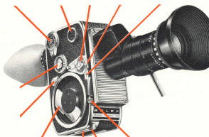 Bolex Zoom Reflex P2 movie camera