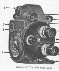 Revere model 99 - double 8 movie camera