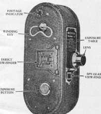 Keystone K-8 movie camera