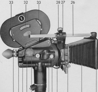 ARRILEX 35 Model IIB / Model II BV movie camera