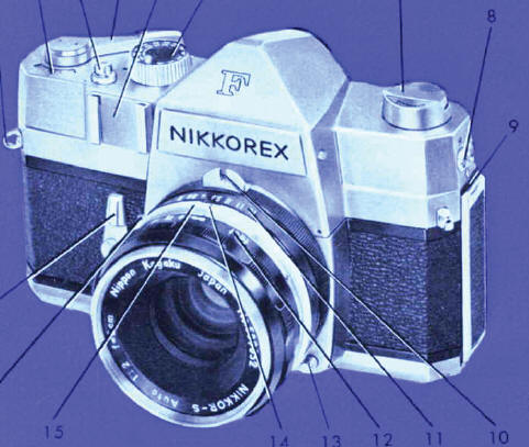 Nikon Nikkorex F camera